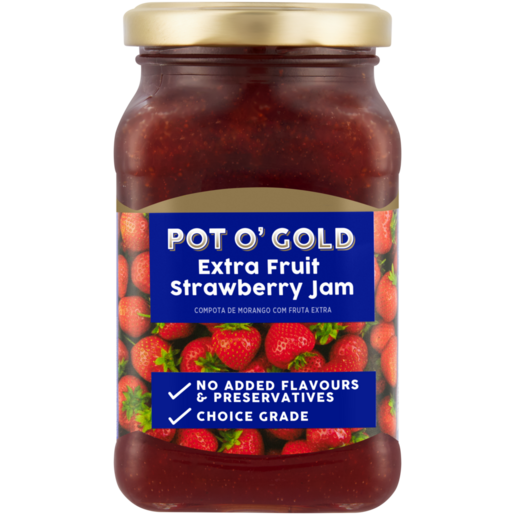 POT O GOLD STRAWBERRY JAM 340G JAR POT O GOLD STRAWBERRY JAM 340G JAR