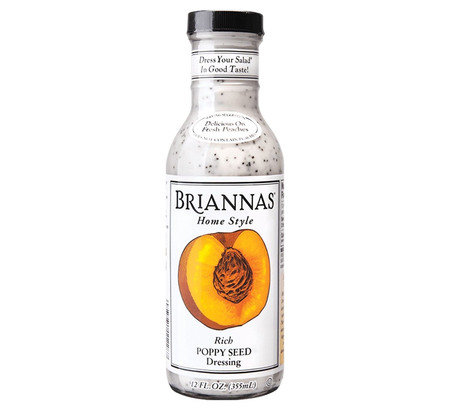 BRIANNA'S POPPY SEED DRESSING 12 FL OZ BRIANNA'S POPPY SEED DRESSING 12 FL OZ