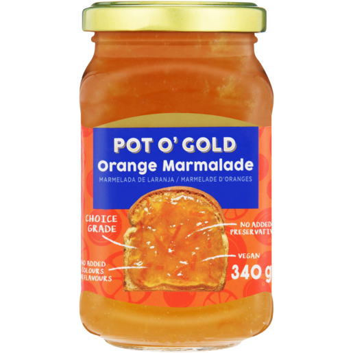 POT O GOLD ORANGE MARMALADE 340G POT O GOLD ORANGE MARMALADE 340G