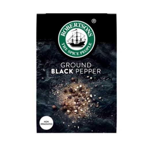 ROBERTSONS GROUND BLACK PEPPER 50G