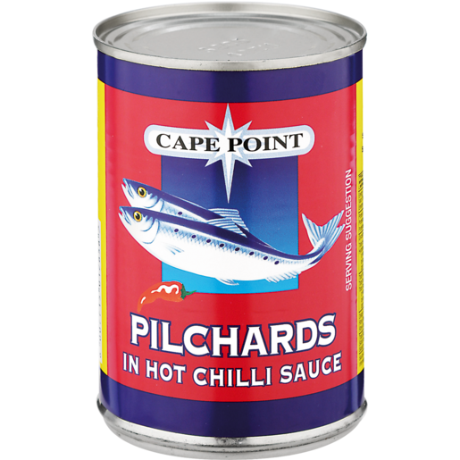 CAPE POINT PILCHARDS CHILLI SAUCE 400G CAPE POINT PILCHARDS CHILLI SAUCE 400G