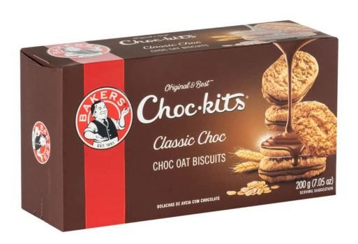 BAKERS CHOCKITS 200G, CHOC