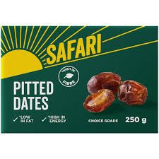 SAFARI DATES PITTED  250G