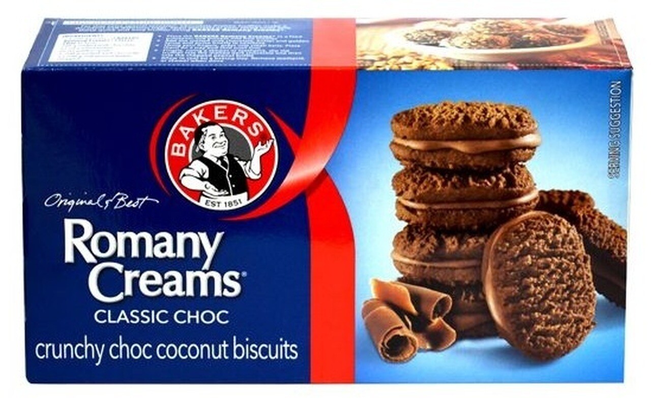 BAKERS ROMANY CREAMS CHOC BAKERS ROMANY CREAMS CHOC