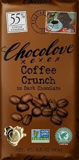 CHOCOLOVE - COFFEE CRUNCH DARK CHOCOLATE