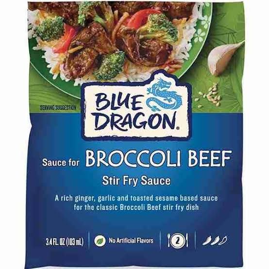 BLUE DRAGON BROCCOLI BEEF STIR FRY SAUCE 3.4FL OZ BLUE DRAGON BROCCOLI BEEF STIR FRY SAUCE 3.4FL OZ