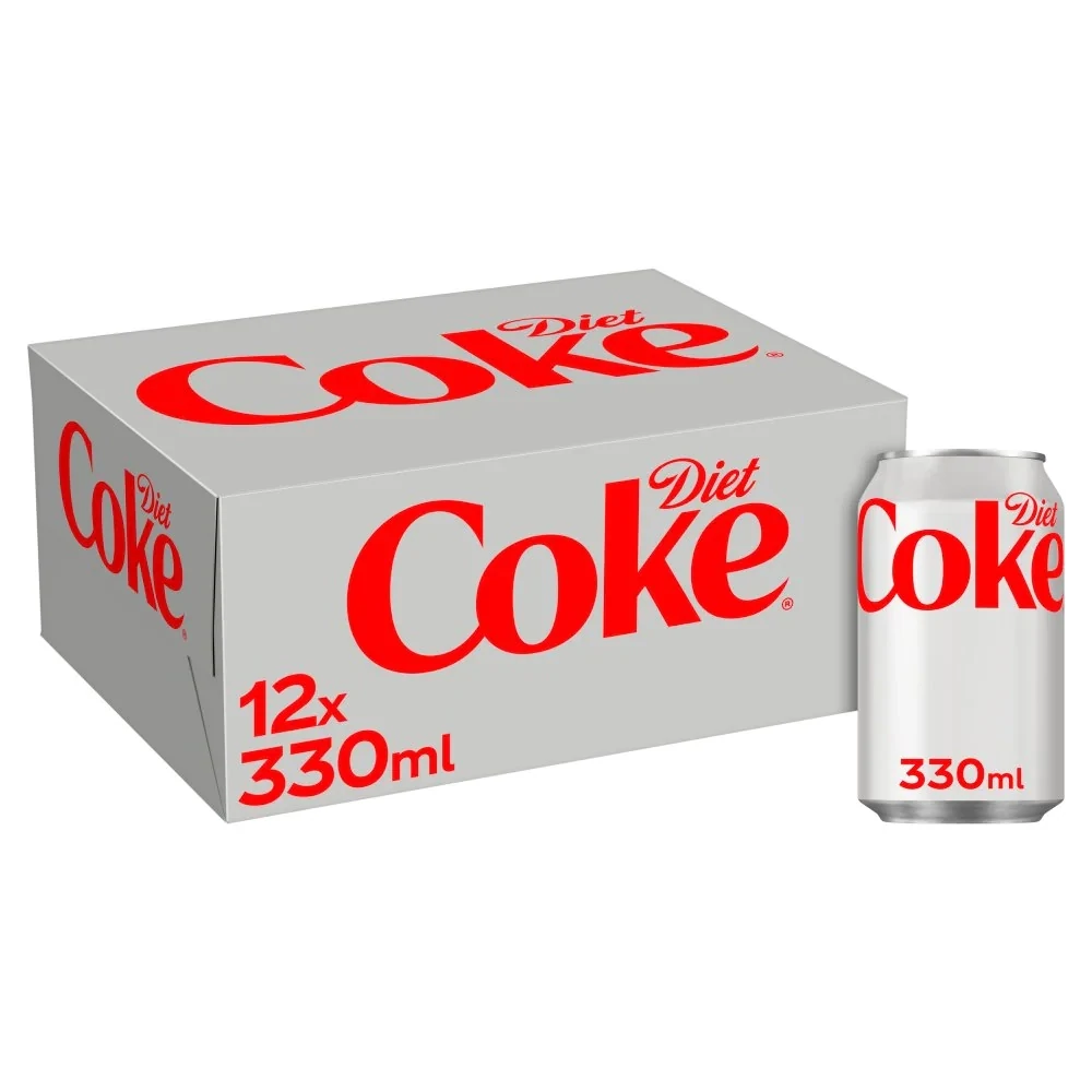 COKE DIET 330ML X 12 CANS CS