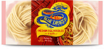 BLUE DRAGON MEDIUM EGG NOODLES NESTS 4PK 250G BLUE DRAGON MEDIUM EGG NOODLES NESTS 4PK 250G