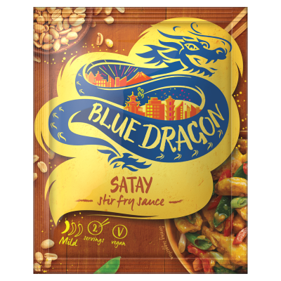 BLUE DRAGON SATAY STIR FRY SAUCE 120G BLUE DRAGON SATAY STIR FRY SAUCE 120G