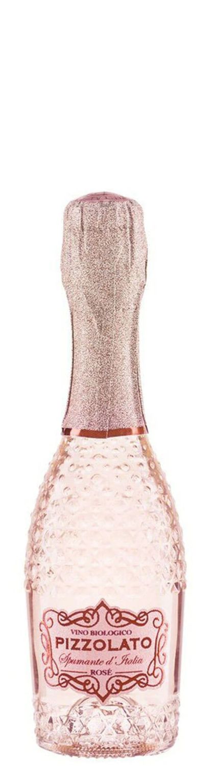 PIZZOLATO SPARKLING ORGANIC ROSE 187ML EA 