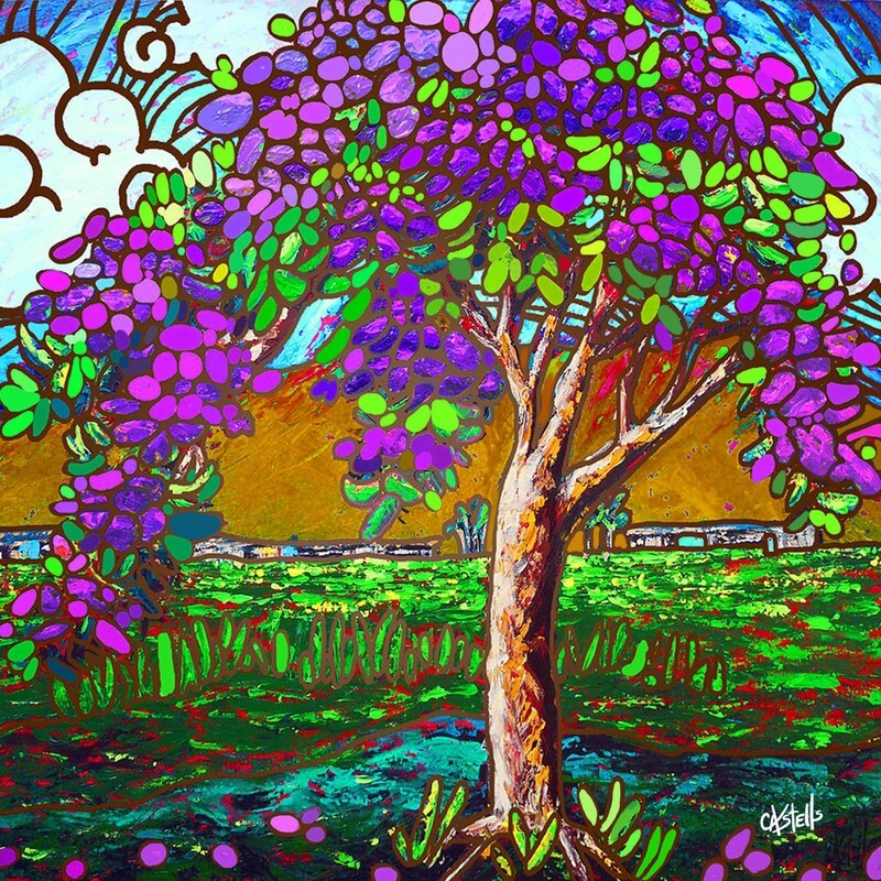 Tile &quot;El Solitario Violeta&quot;