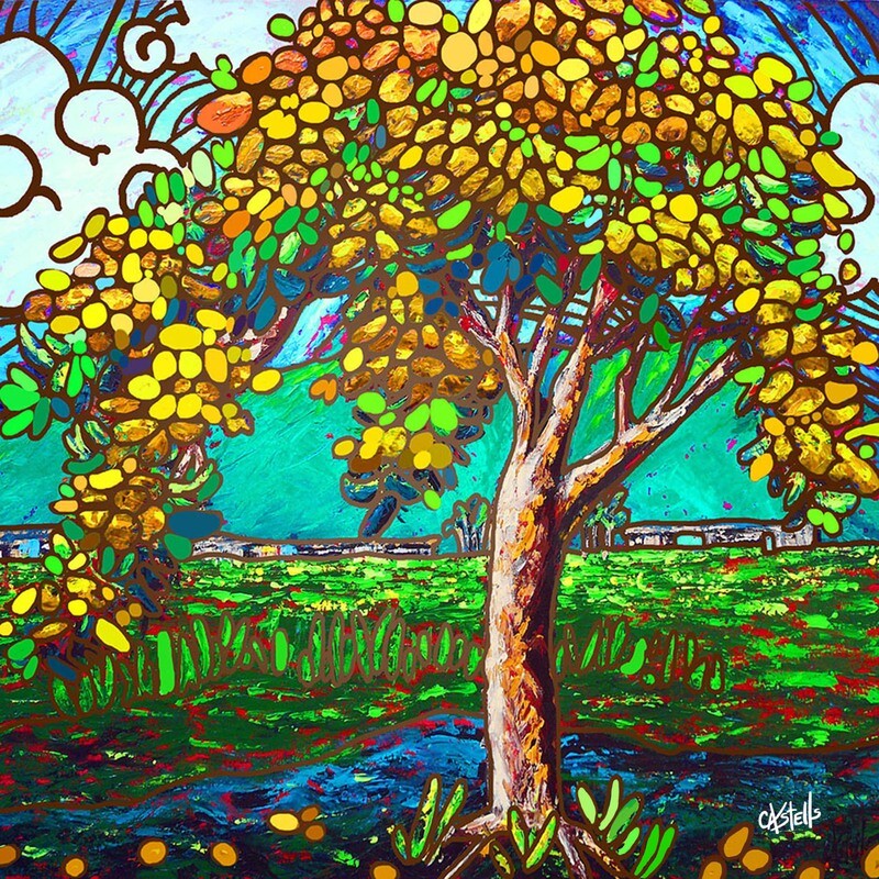 Tile &quot;El Solitario Amarrillo&quot;