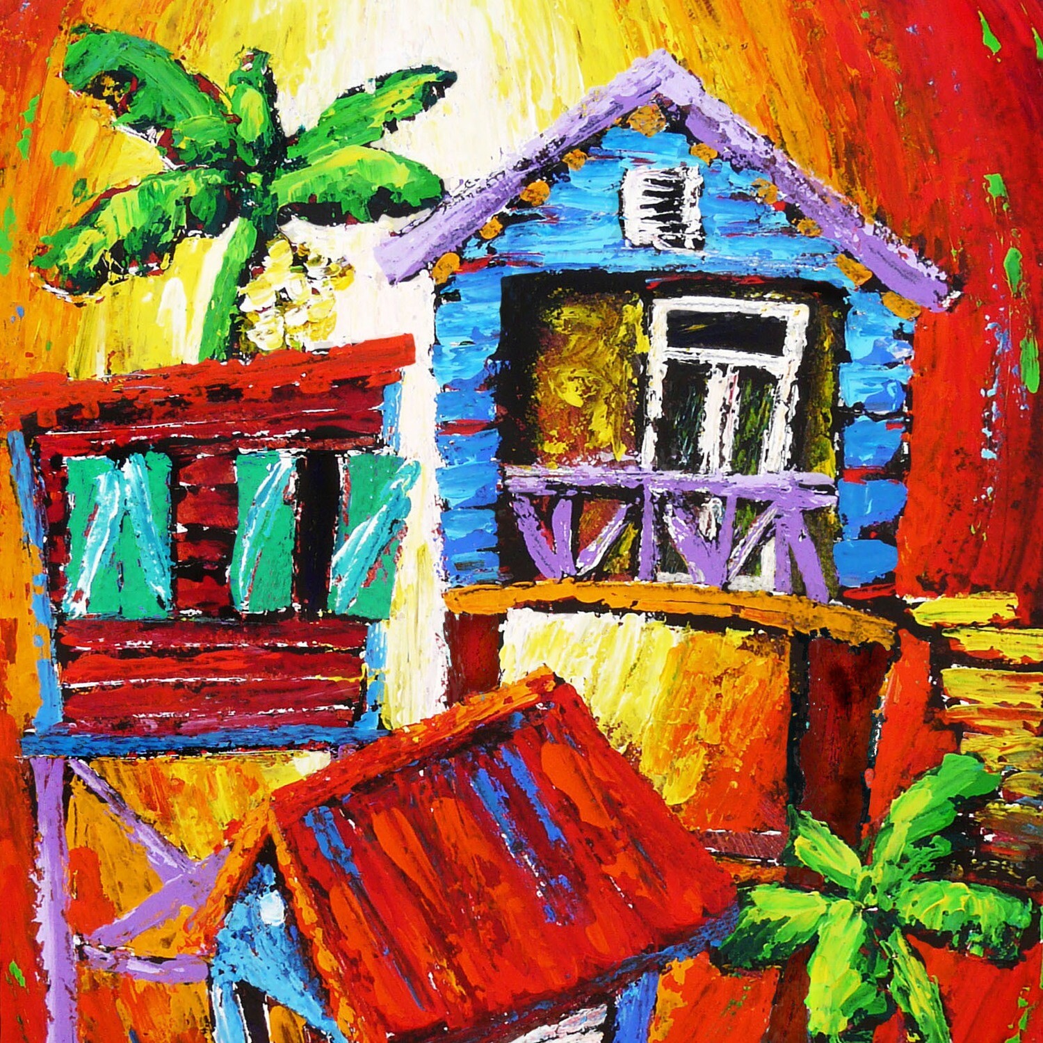 Tile &quot;Violetas III&quot;