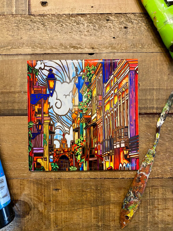 Tile &quot;Esquina Cristo y Fortaleza&quot;