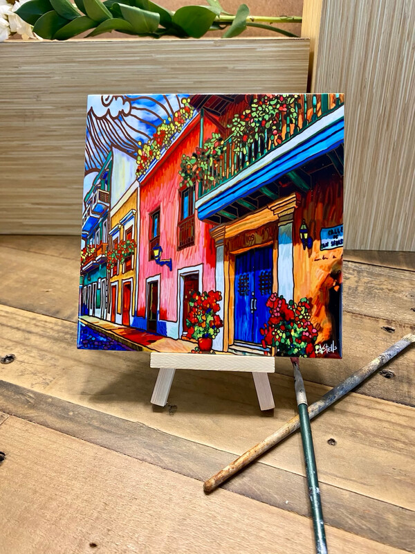 Tile &quot;Calle San Sebastian Sur&quot;
