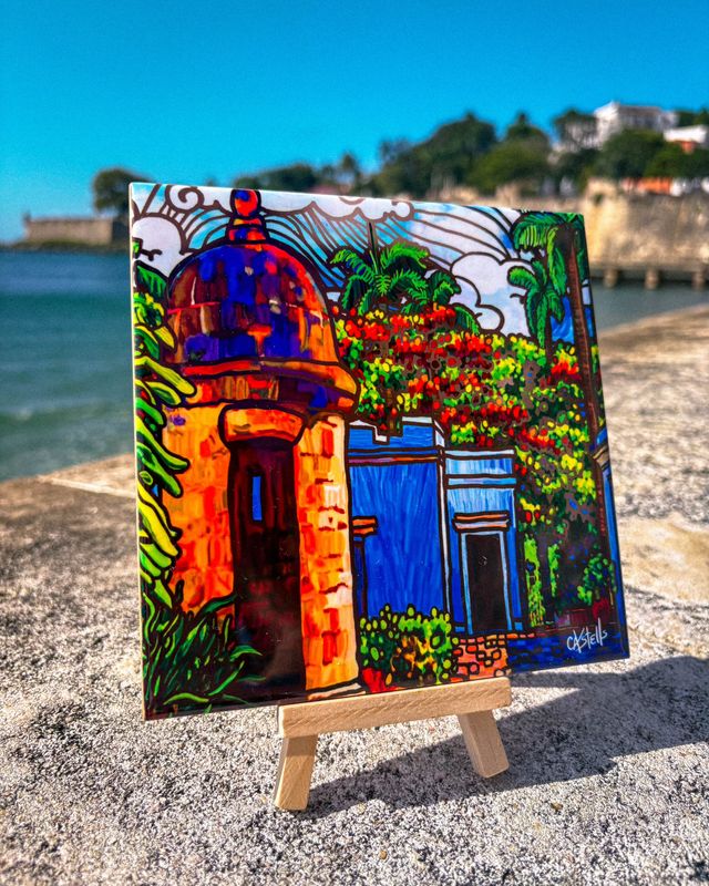 Tile &quot;Jardines de Casa Blanca&quot;