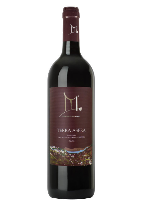 Terra Aspra 2008 Rosa Bianca - Vino rosso Aglianico - IGP Basilicata - 6 bottiglie da 750 ml