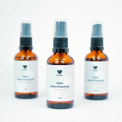 Käte desinfitseerija 50ml - 3 tk + Tasuta transport