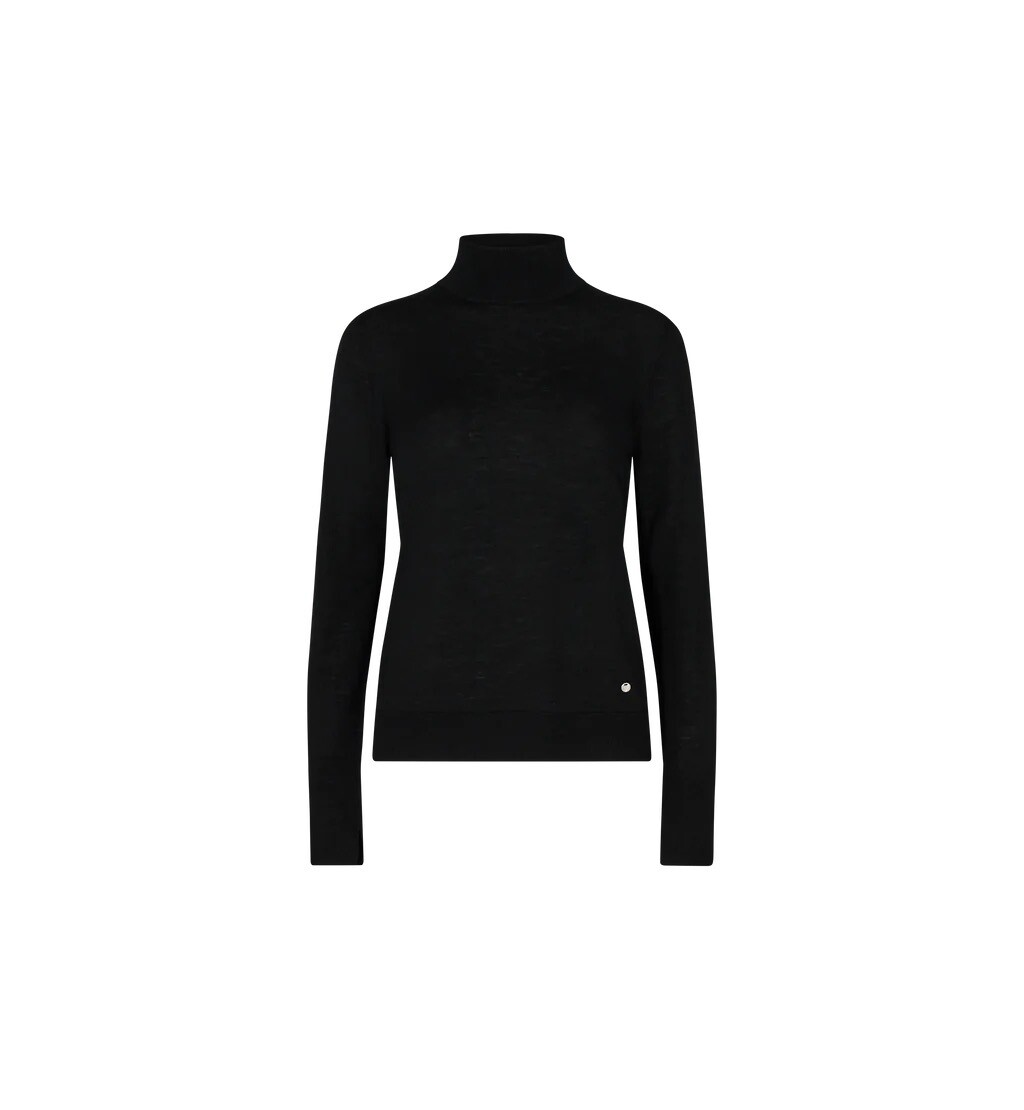 Rollkragen Pulli schwarz