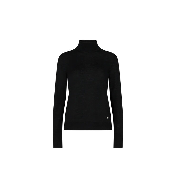 Rollkragen Pulli schwarz