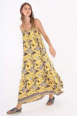 Yellow Batik Dress