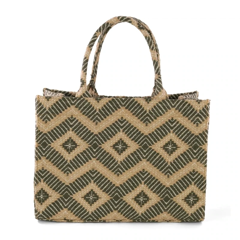 Tote Bag Olive, Mid Size
