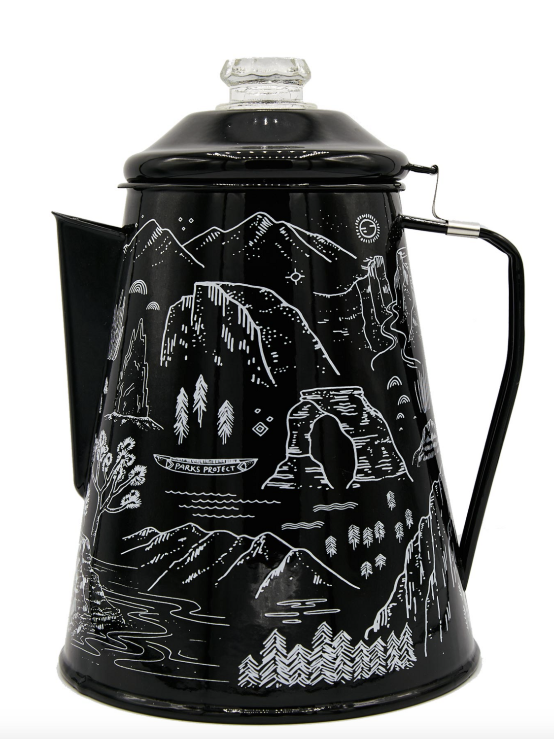 National Parks Iconic Enamel Percolater