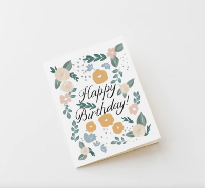 Happy Birthday Flowers (Olive and Lu)