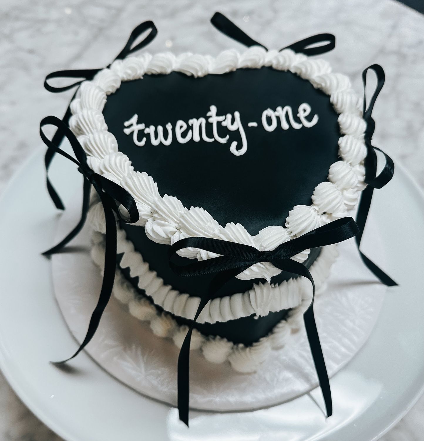 Vintage Heart Cake