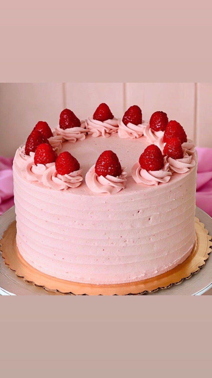 Brown Sugar Raspberry Cake