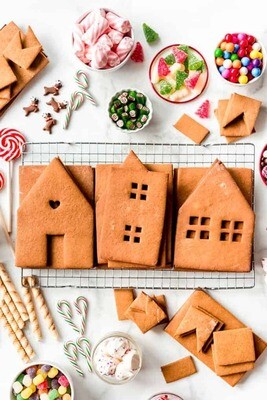 Gingerbread House Building