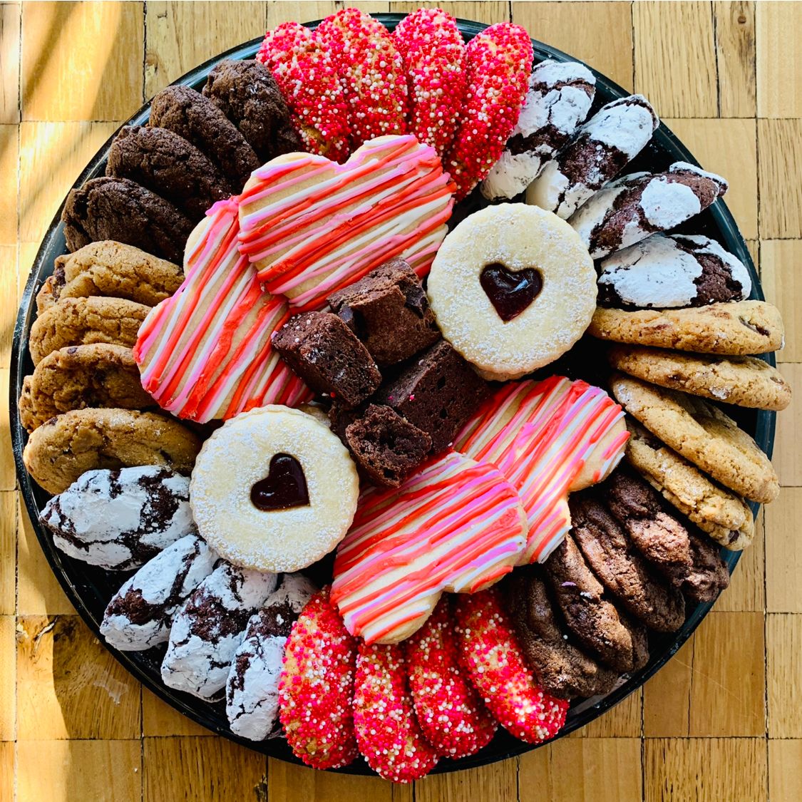 Valentine Cookie Platter
