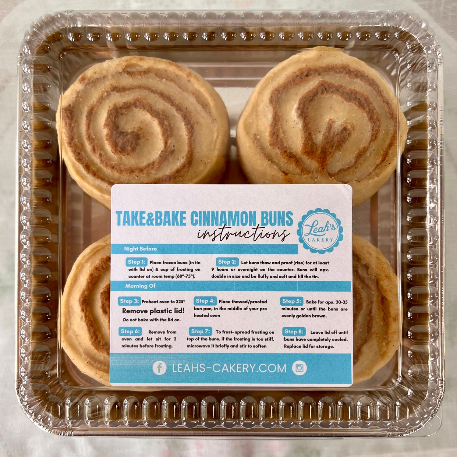 Holiday Take & Bake Cinnamon Buns Holiday Take & Bake Cinnamon Buns