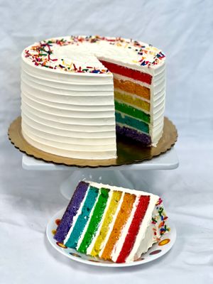 PRIDE Rainbow Cake PRIDE Rainbow Cake