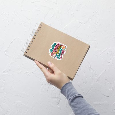 Eating Cake Sticker