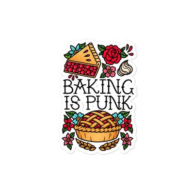 Baking is Punk Sticker