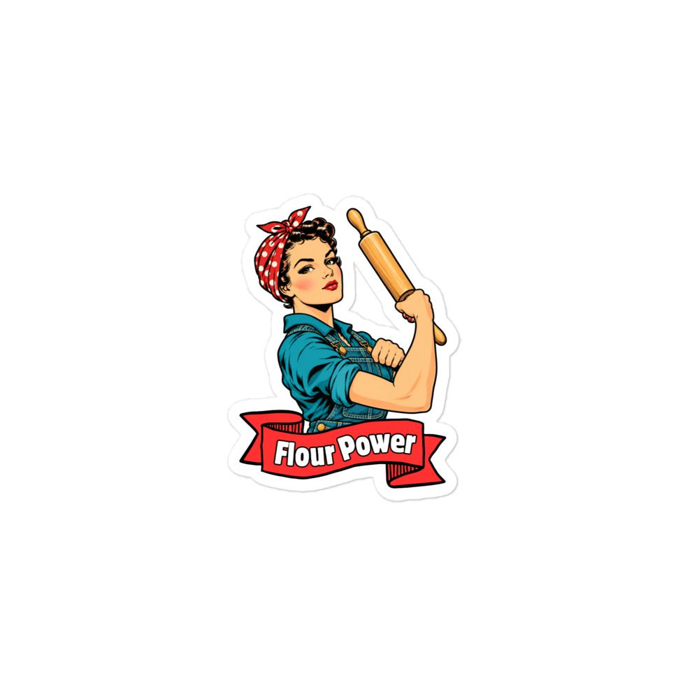 Flour Power Sticker Flour Power Sticker
