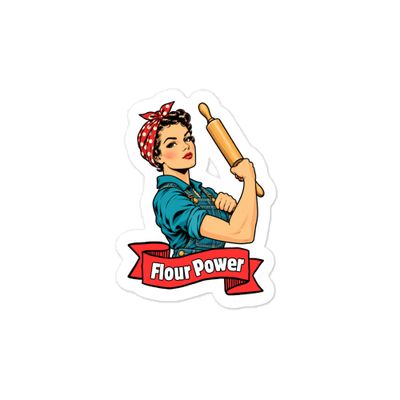Flour Power Kiss-cut vinyl decals