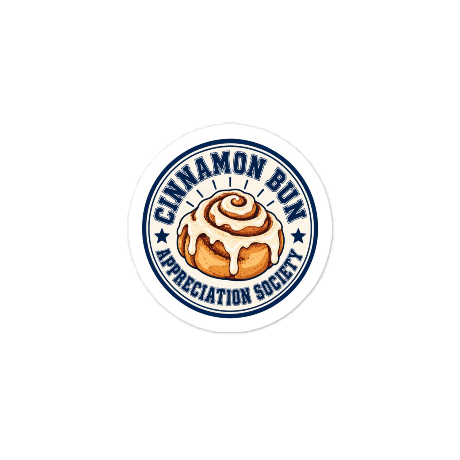 Cinnamon Bun Appreciation Society Kiss-cut vinyl decals Cinnamon Bun Appreciation Society Kiss-cut vinyl decals