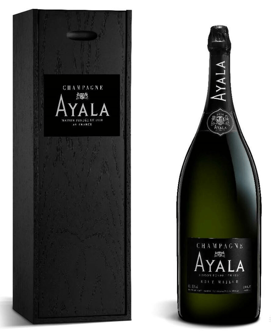 Ayala Champagne Brut Majeur Mathusalem (1x600cl)  in Wooden box