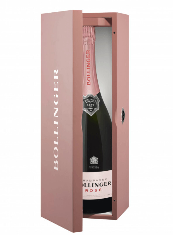 Bollinger Rosé NV Jeroboam in 'Rose' wooden box 1x300cl