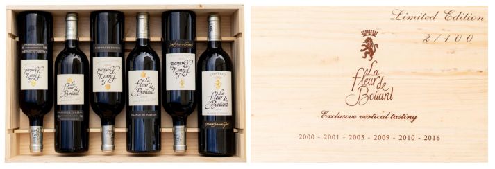 Chateau La Fleur de Bouard Vertical case 2000, 2001, 2005, 2009, 2010 & 2016 vintages. Lalande de Pomerol 1 x 75cl of each vintage