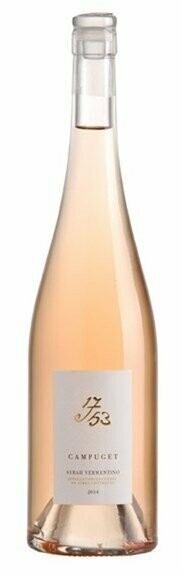 Château de Campuget, '1753' Syrah Vermentino Rosé 2024/25, Costières de Nîmes 6 x 75cl Château de Campuget, '1753' Syrah Vermentino Rosé 2024/25, Costières de Nîmes 6 x 75cl