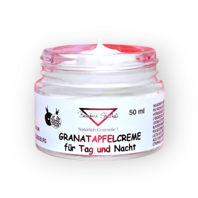 Beatrix Strobl
GRANATAPFEL CREME 24 Stunden Creme
50 ml (€ 82,70/100 ml)