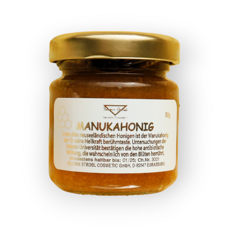 MANUKA-HONIG von Beatrix Strobl 50g (19,80€/100g) MANUKA-HONIG von Beatrix Strobl 50g (19,80€/100g)