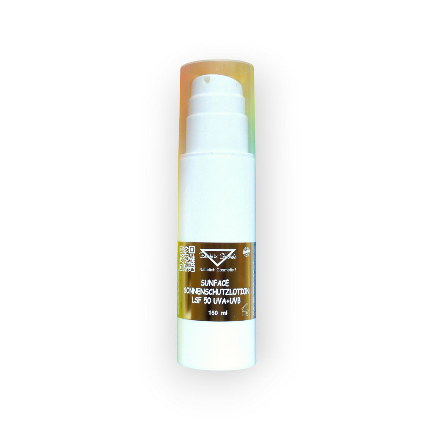 Beatrix Strobl
SONNENSCHUTZ LOTION LSF 50 UVA + UVB 
150 ml
(€ 25,30/100 ml)