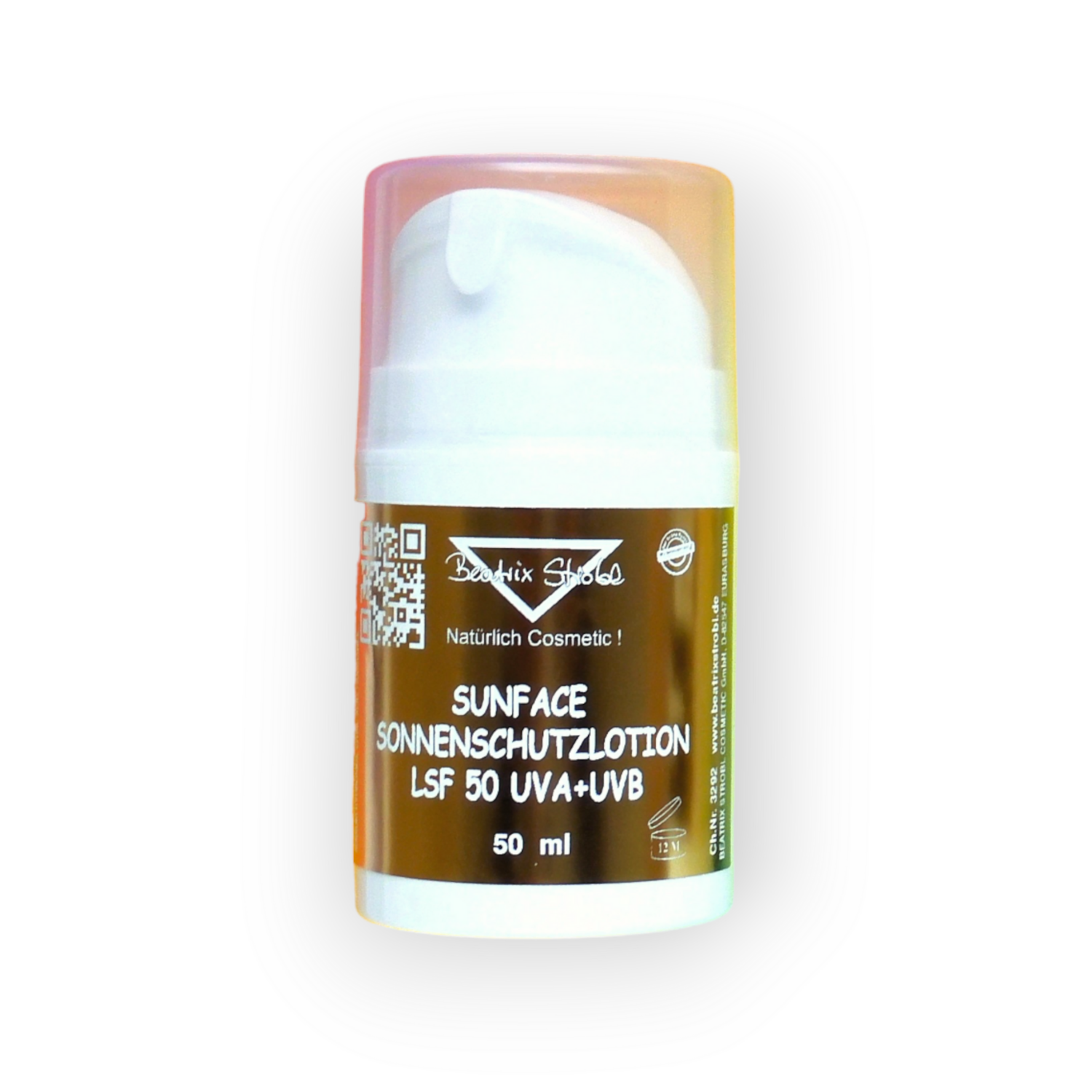 Beatrix Strobl SONNENSCHUTZ LOTION LSF 50 UVA + UVB 50 ml (€ 59,90/100 ml) Beatrix Strobl SONNENSCHUTZ LOTION LSF 50 UVA + UVB 50 ml (€ 59,90/100 ml)