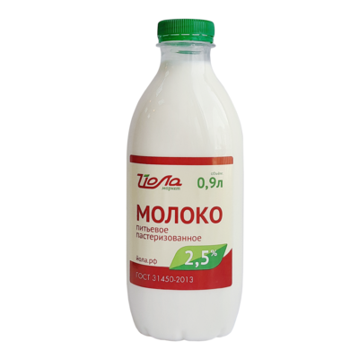 Молоко ЙОЛА ГОСТ 2,5% 0,9л ПЭТ