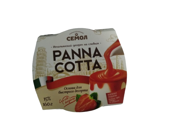 Десерт сливочный Panna Cotta 15% 160г