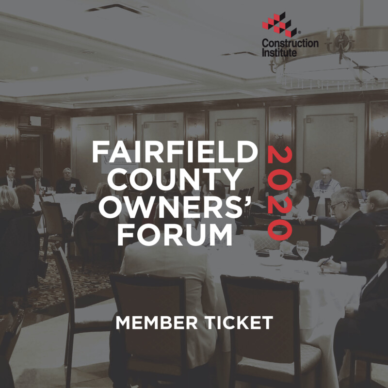 2020 Fairfield County Owners' Forum Member ticket
